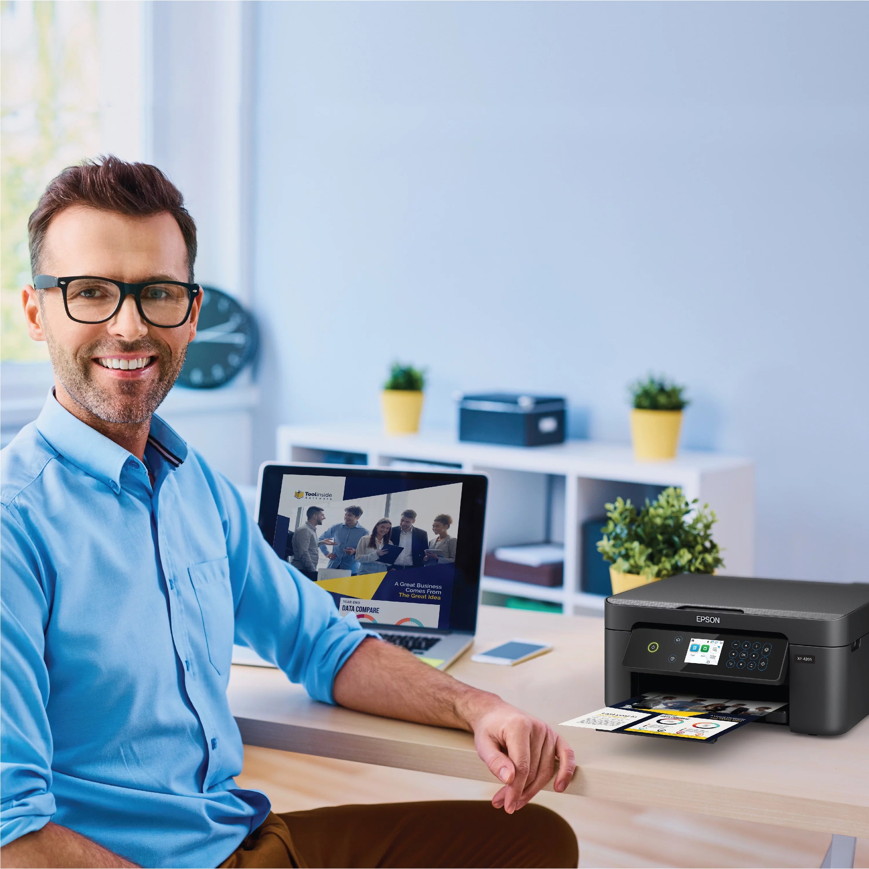Epson Expression Home XP-4205 Wireless Color Printer with Scanner and Copier D42165