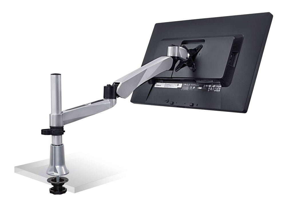 Mount-It Single LCD Monitor Desk Mount, Height Adjustable, Silver Q5530