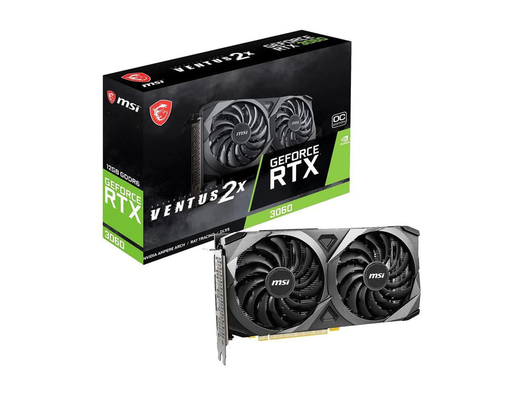MSI NVIDIA GeForce RTX 3060 Graphic Card 12GB GDDR6 J204