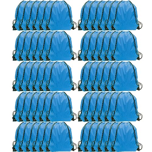 GoodtoU 40 Pack Drawstring Backpacks Waterproof Nylon Cinch Bags for School Gym N792