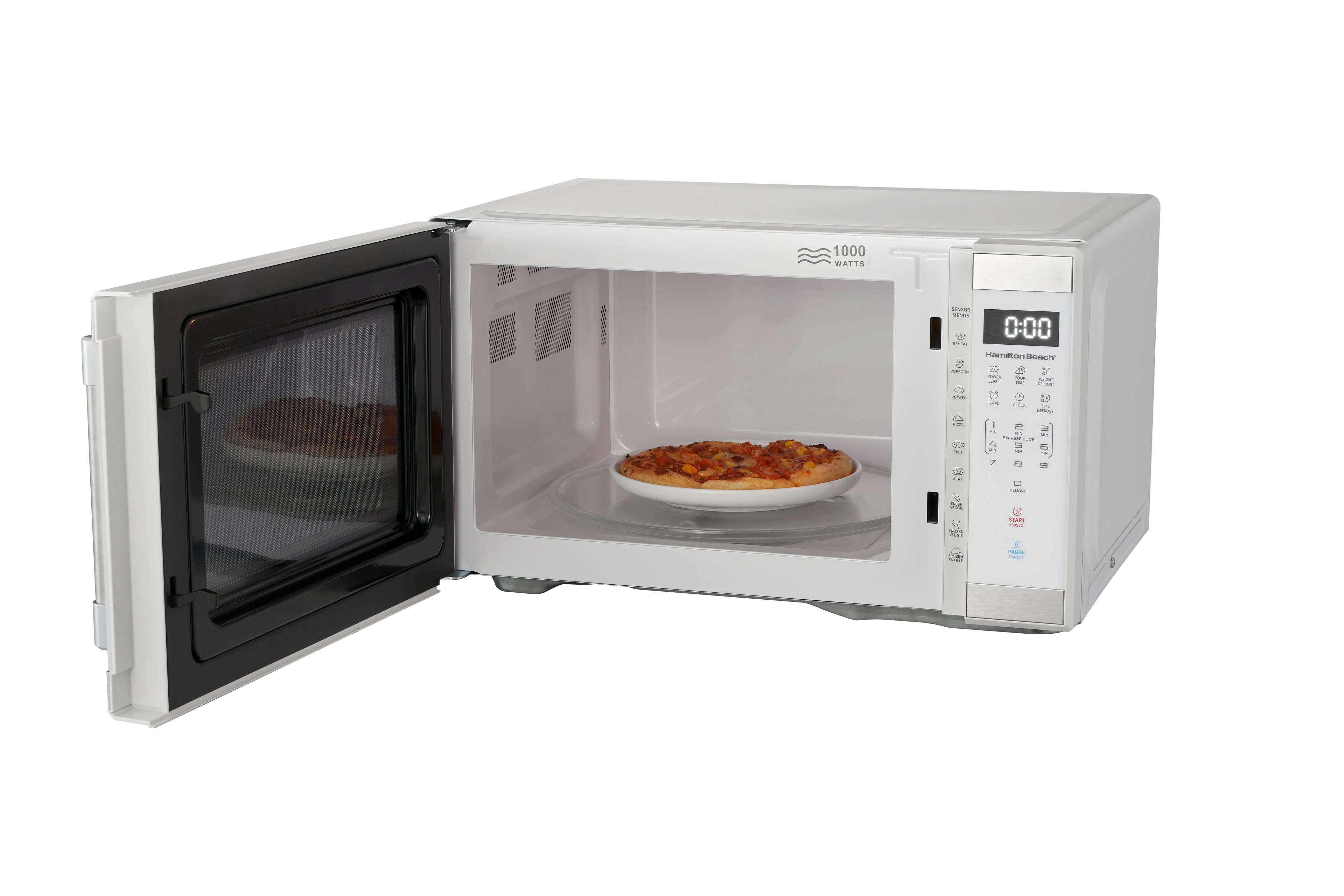 Hamilton Beach 1.1 cu ft Countertop Microwave Oven Stainless Steel U764319