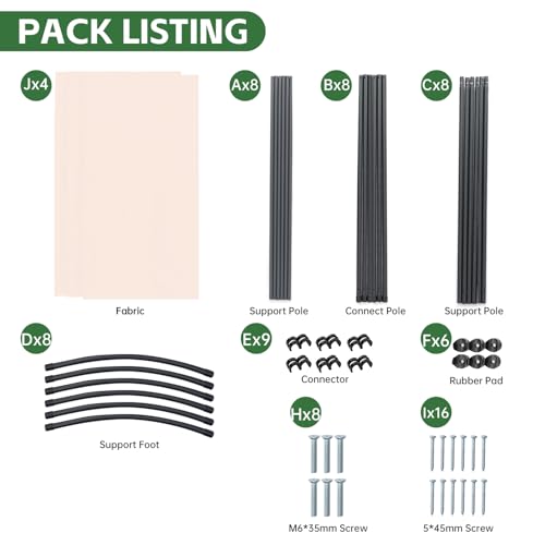 Room Divider Folding Privacy Screens, 3 Panel Portable Partition Q514484