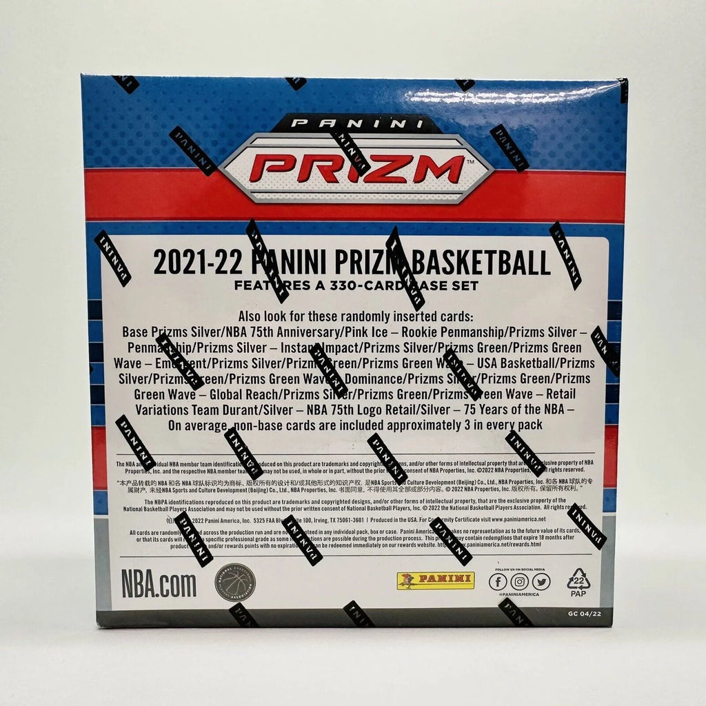 2021-22 Panini Prizm Basketball Mega Box Trading Cards Z8666