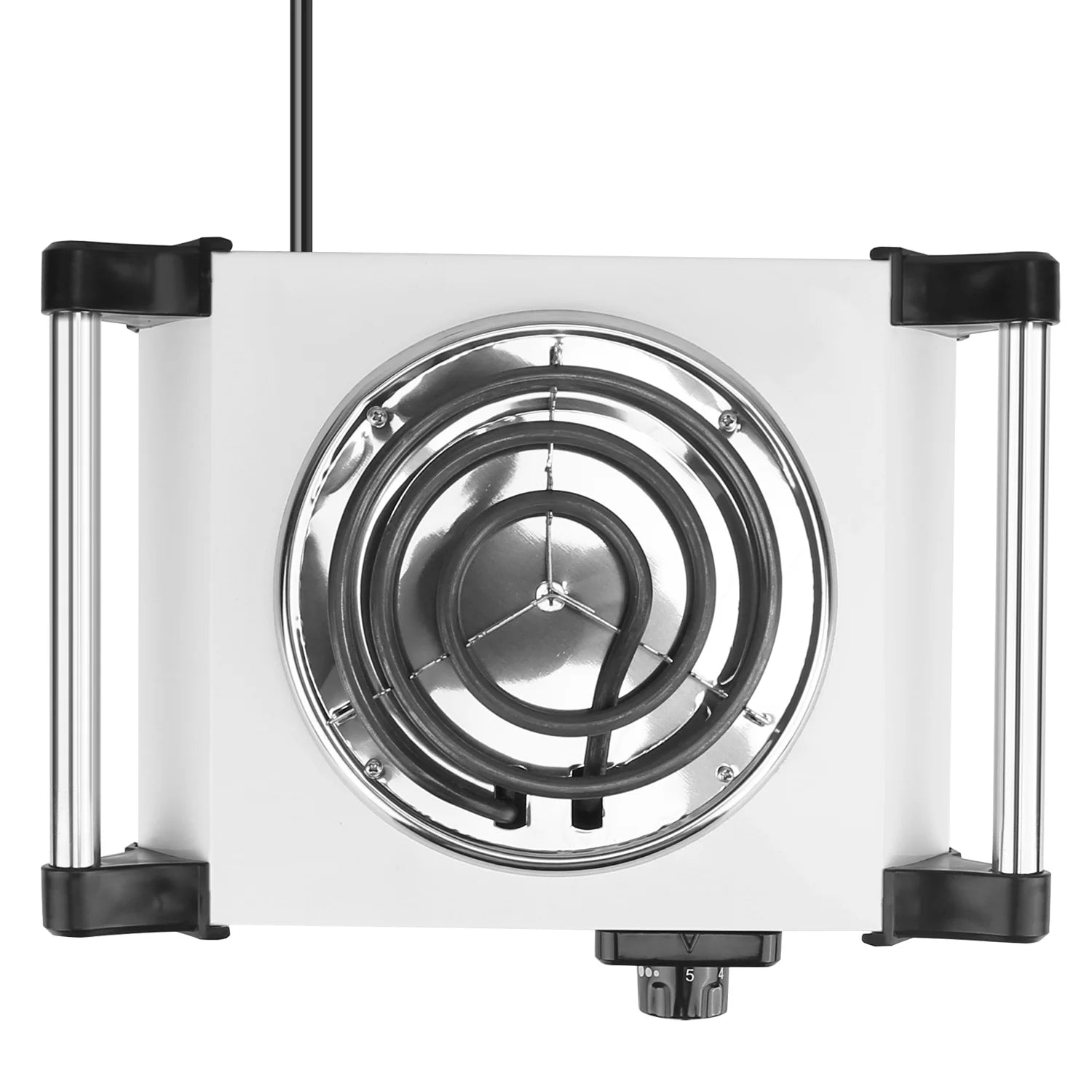 iMounTEK 1000W Electric Single Burner Portable Hot Plate with 5 Temperature Adjustments, White A6018