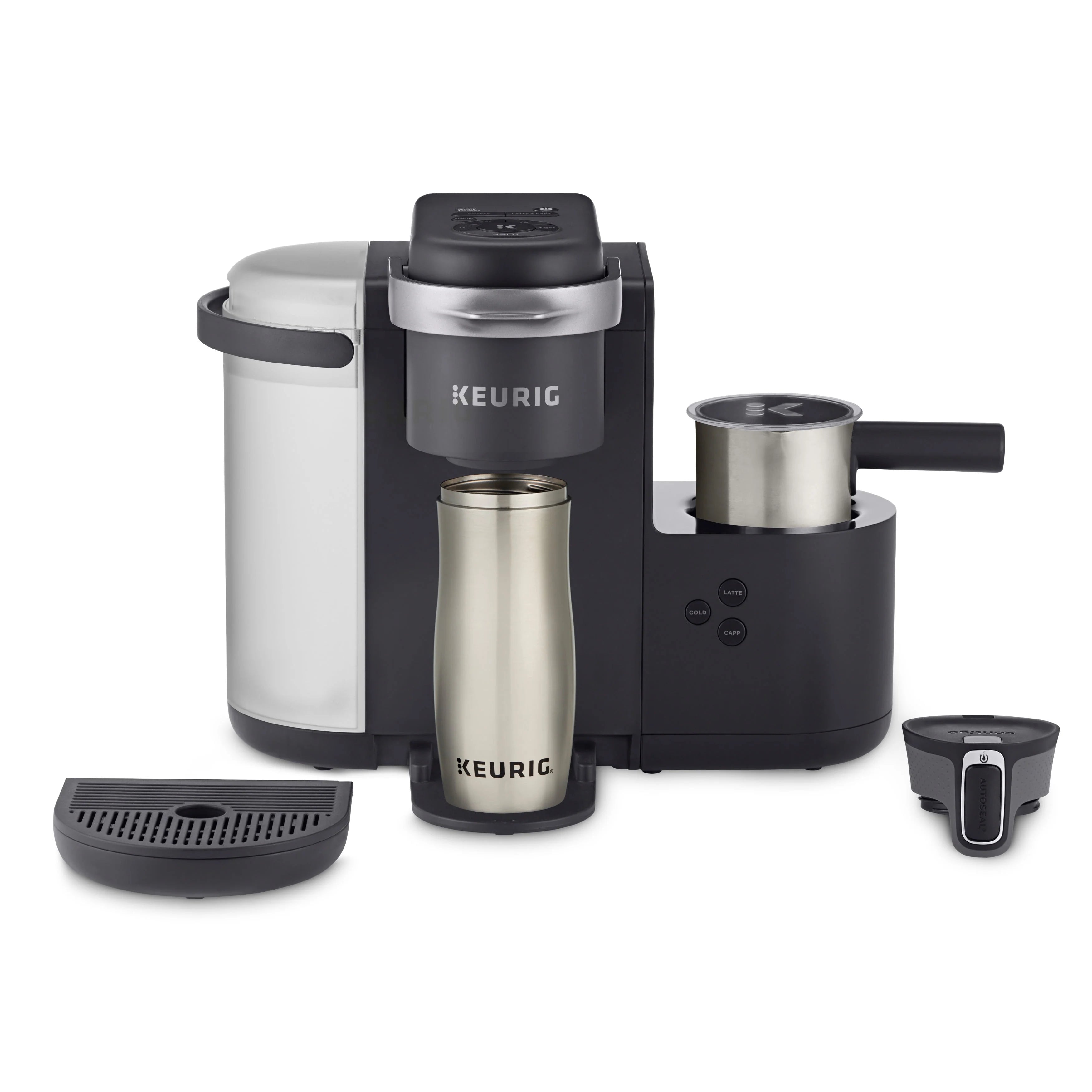 Keurig K-Cafe Single Serve K-Cup Coffee, Latte and Cappuccino Maker, Dark Charcoal G39691