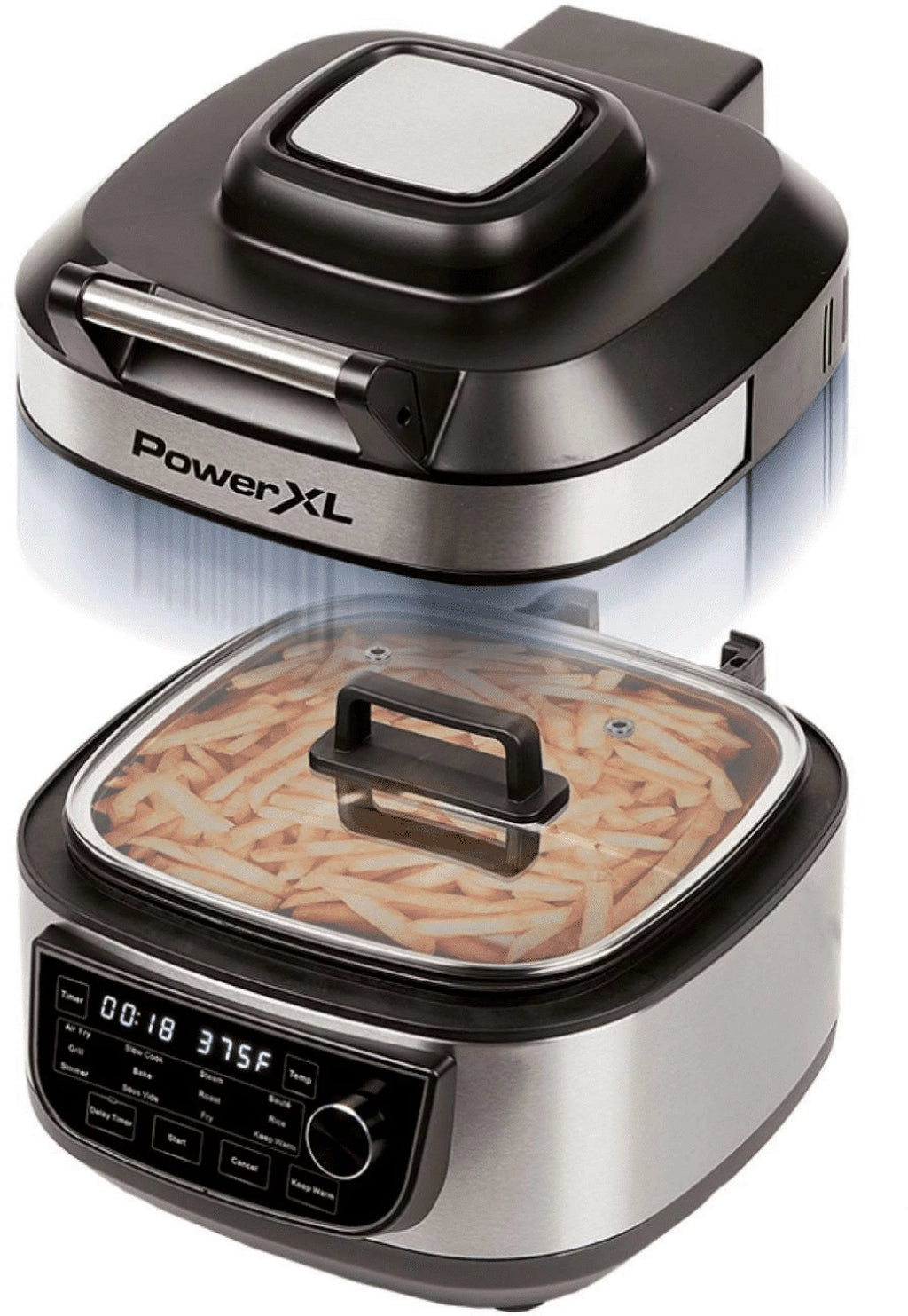 PowerXL Grill Air Fryer Combo 12-in-1 Stainless Steel Z5241
