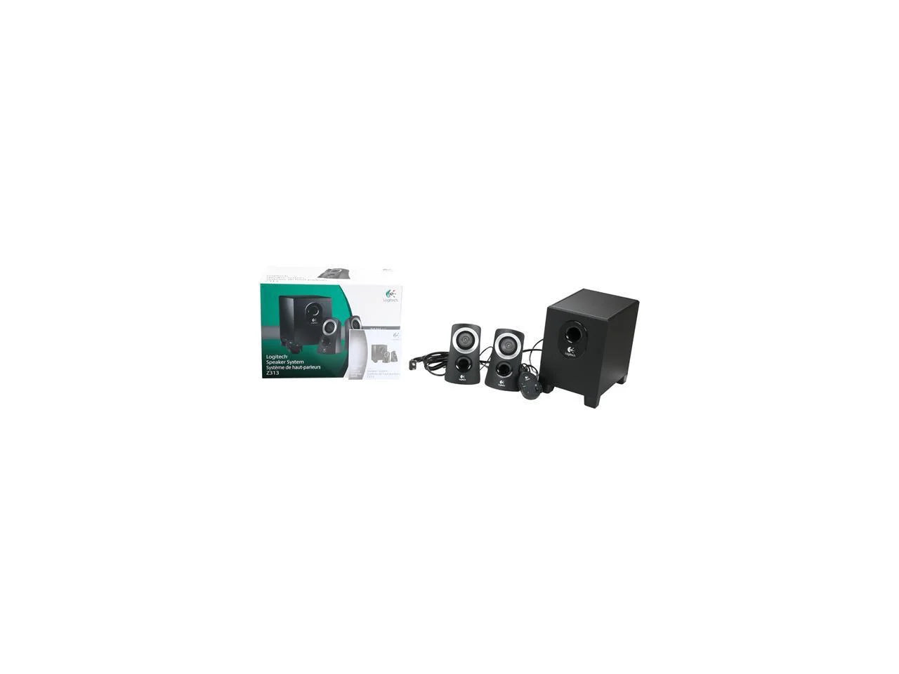 Logitech Z313 2.1 Multimedia Speaker System with Subwoofer, Black B24817