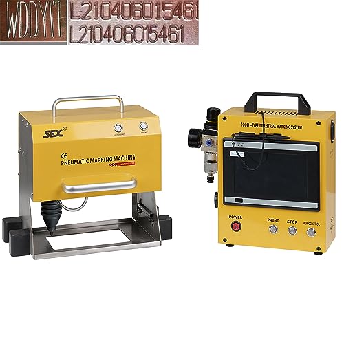 100W Pneumatic Dot Peen Metal Engraving Machine 120x50mm R68031