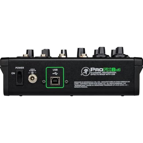 Mackie ProFX10 Go 10-channel Battery-powered Mixer with USB and Effects V810787