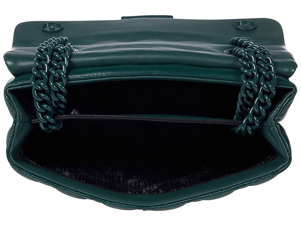 Kurt Geiger London Drench Large Quilted Shoulder Bag Dark Green Z98261