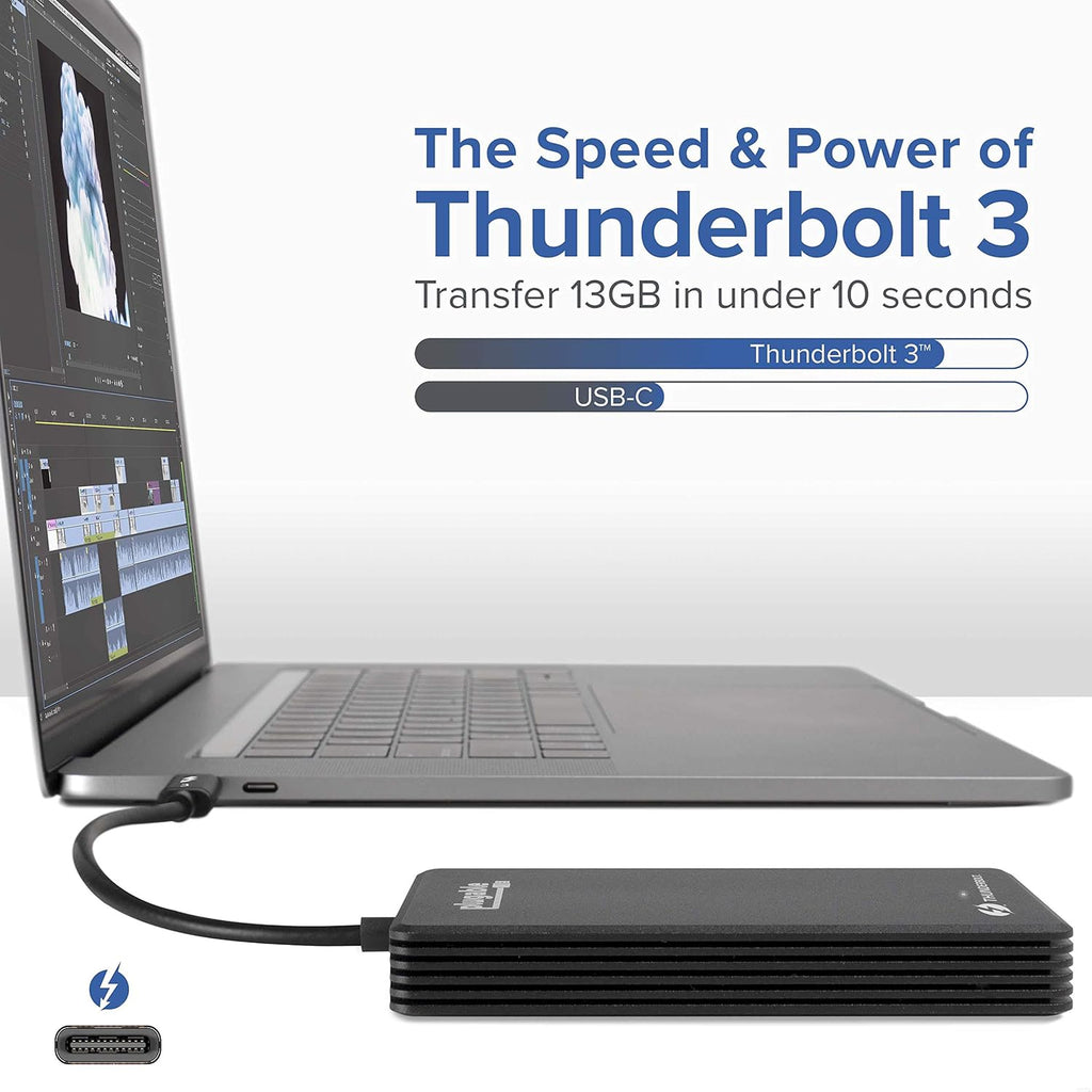 Plugable 2TB Thunderbolt 3 External SSD NVMe Drive M383162