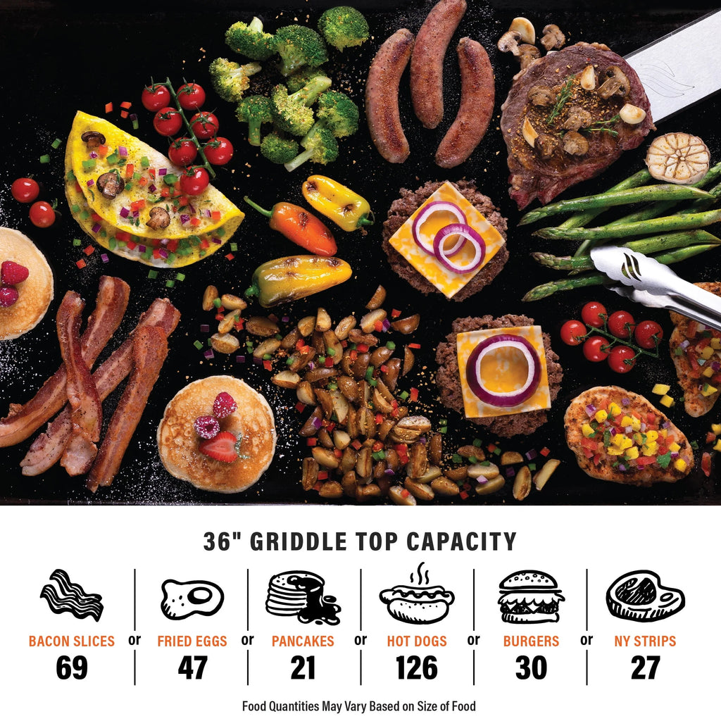 Blackstone ProSeries 4-Burner 36 Propane Griddle with Stainless Steel Cabinet J141808