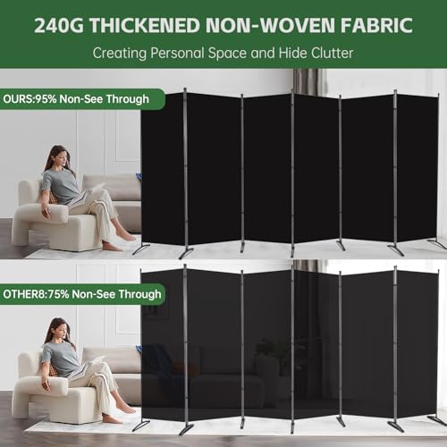 Room Divider Folding Privacy Screens, 3 Panel Portable Partition Q514484
