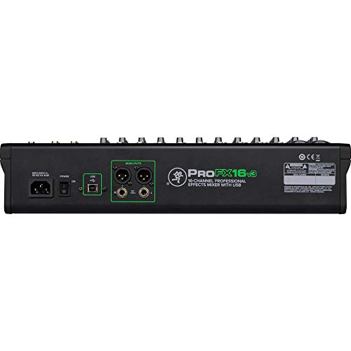 Mackie ProFX10 Go 10-channel Battery-powered Mixer with USB and Effects V810787
