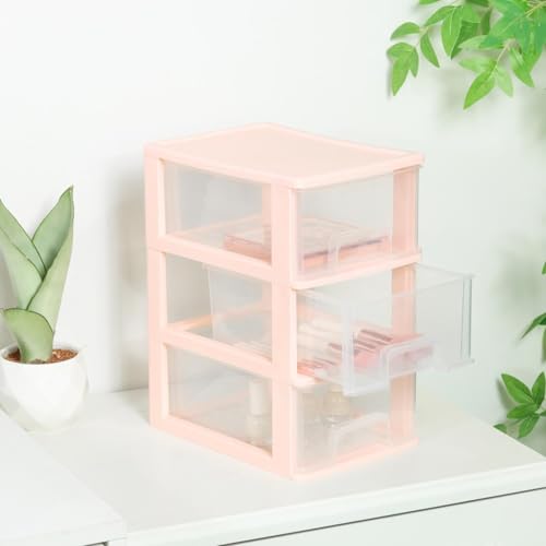 3 Drawer Plastic Storage Organizer for Home Office G4159