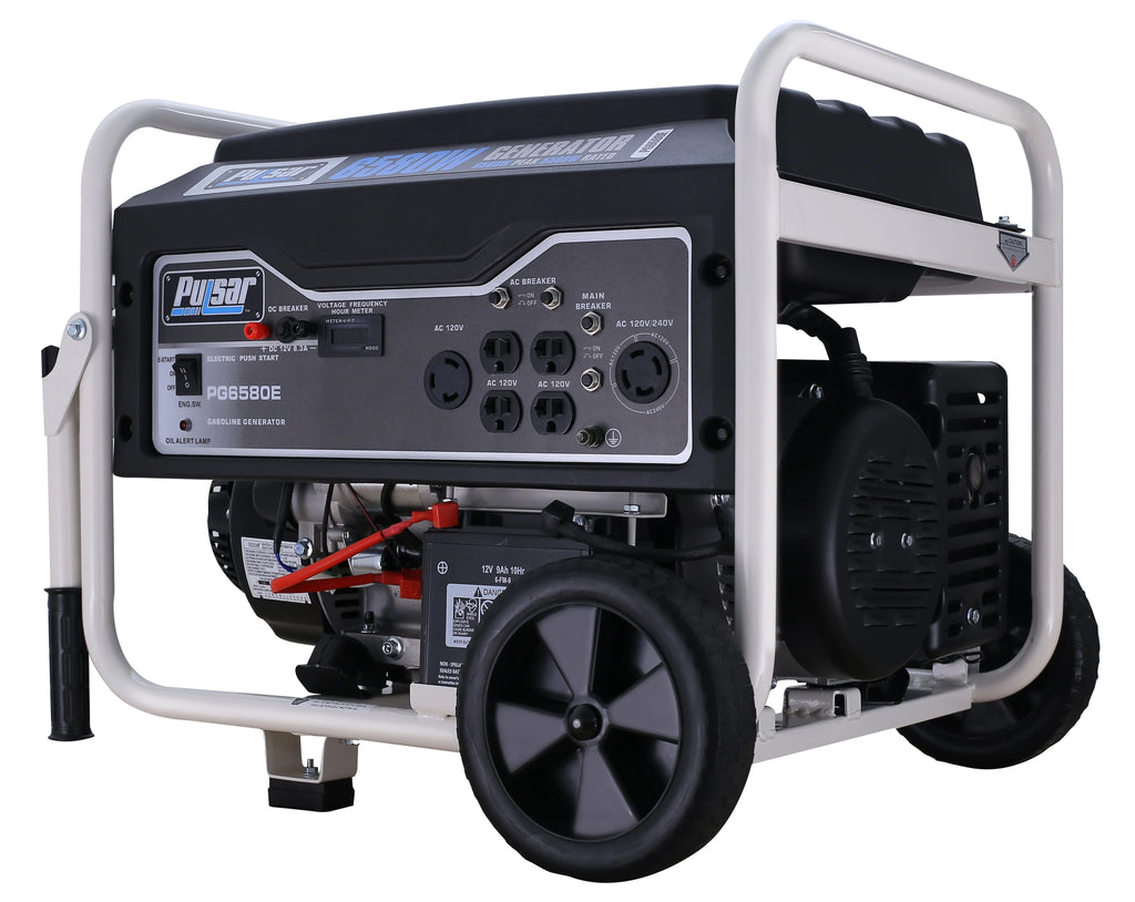 Pulsar 6580-Watt Portable Generator with Electric Start T170