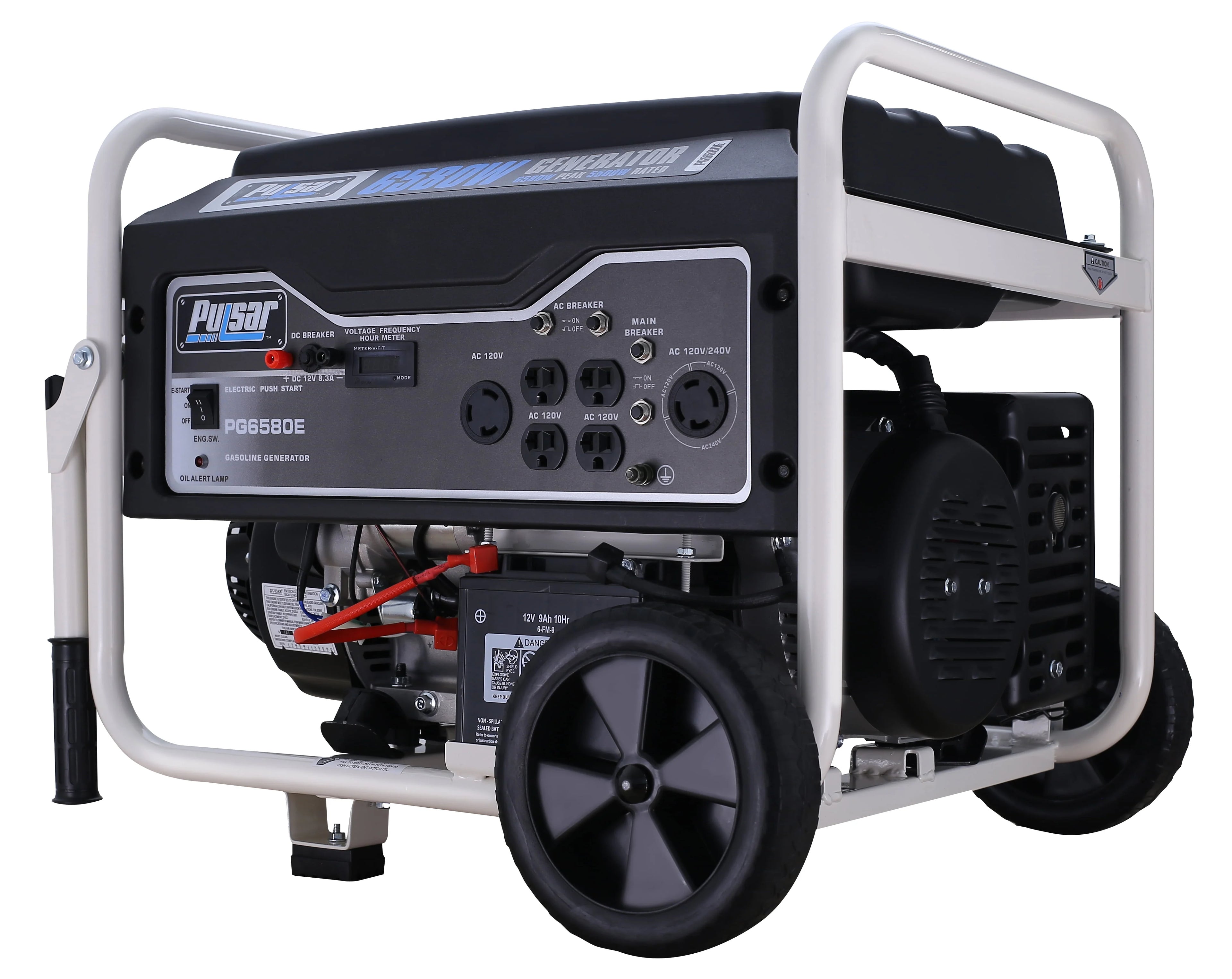 Pulsar 6580-Watt Portable Generator with Electric Start T170