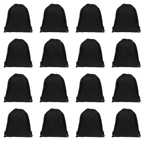 GoodtoU 40 Pack Drawstring Backpacks Waterproof Nylon Cinch Bags for School Gym N792