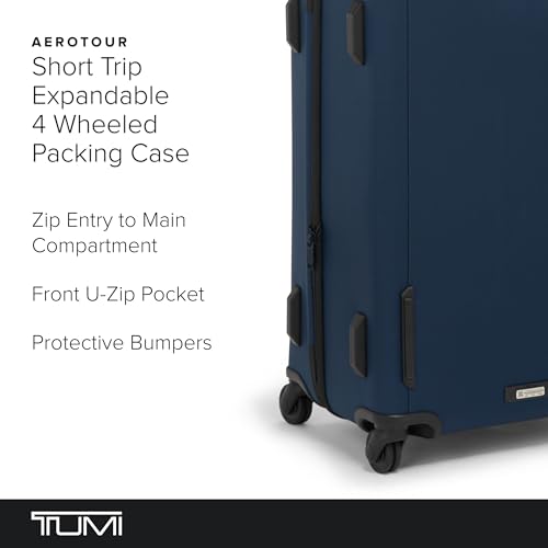 TUMI Aerotour 4 Wheel Expandable Carry-On Luggage, Black W53747