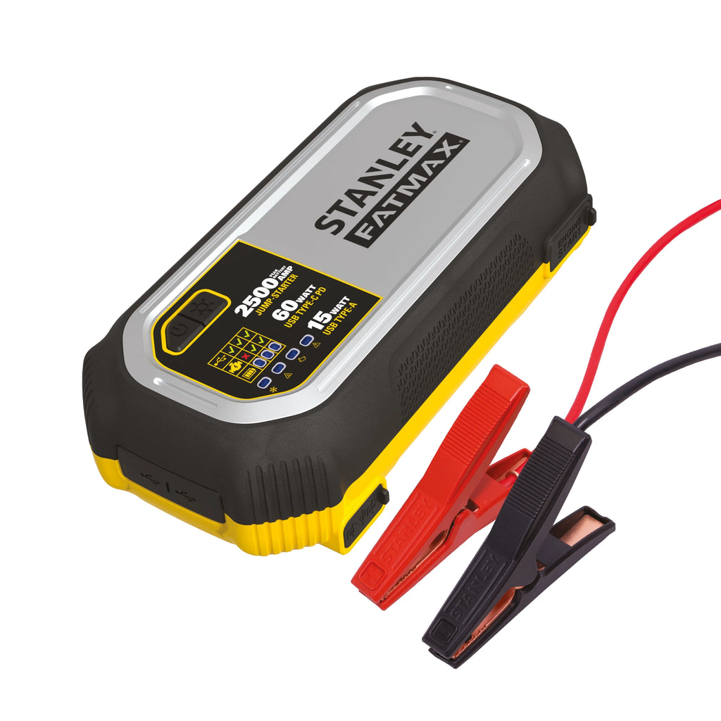 Stanley FatMax 2500 Amp, Lithium Jump Starter With Triple USB Power Bank