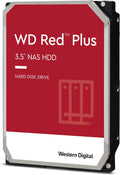 Western Digital 10TB WD Red Plus NAS Internal Hard Drive HDD - 7200 RPM, SATA 6 Gb/s, CMR, 256 MB Cache, 3.5 - WD101EFBX