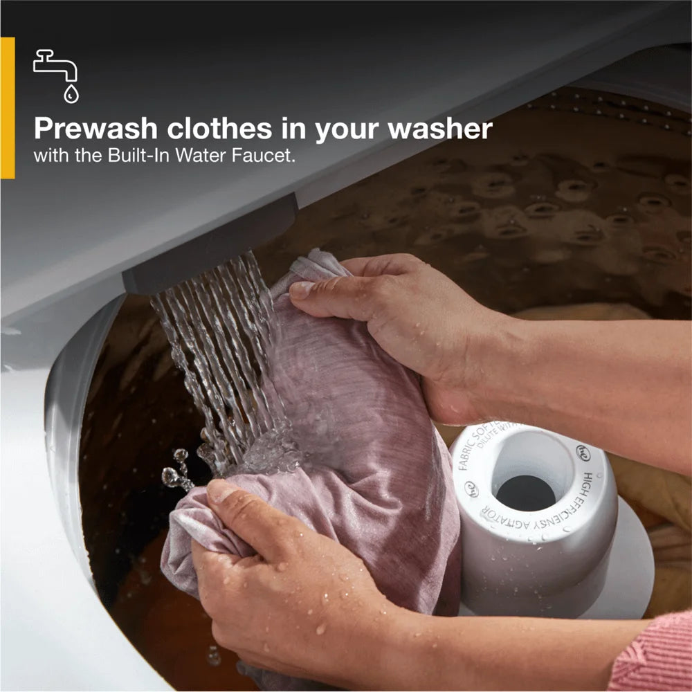 Whirlpool WTW5015LW Top Load Agitator Washer with Built-In Faucet N915