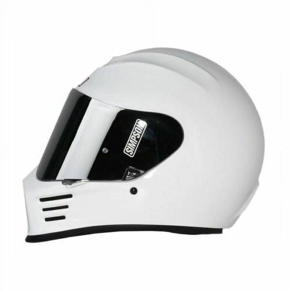 Simpson SPBXX1 Speed Bandit Full Face Racing Helmet XX-Large White E798657