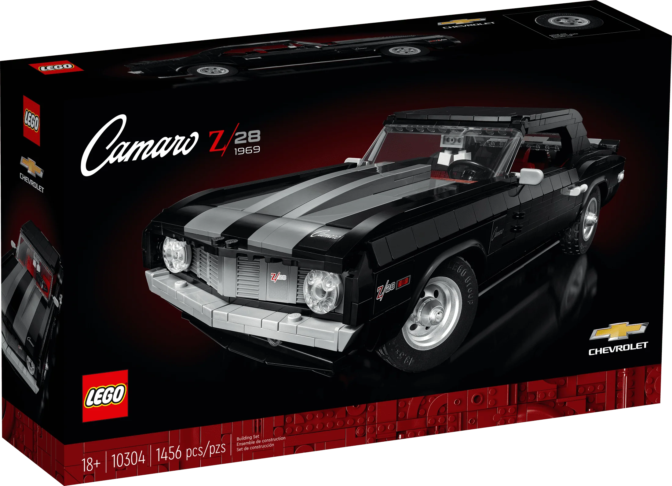 LEGO Icons Chevrolet Camaro Z28 10304 Building Kit for Adults R5668