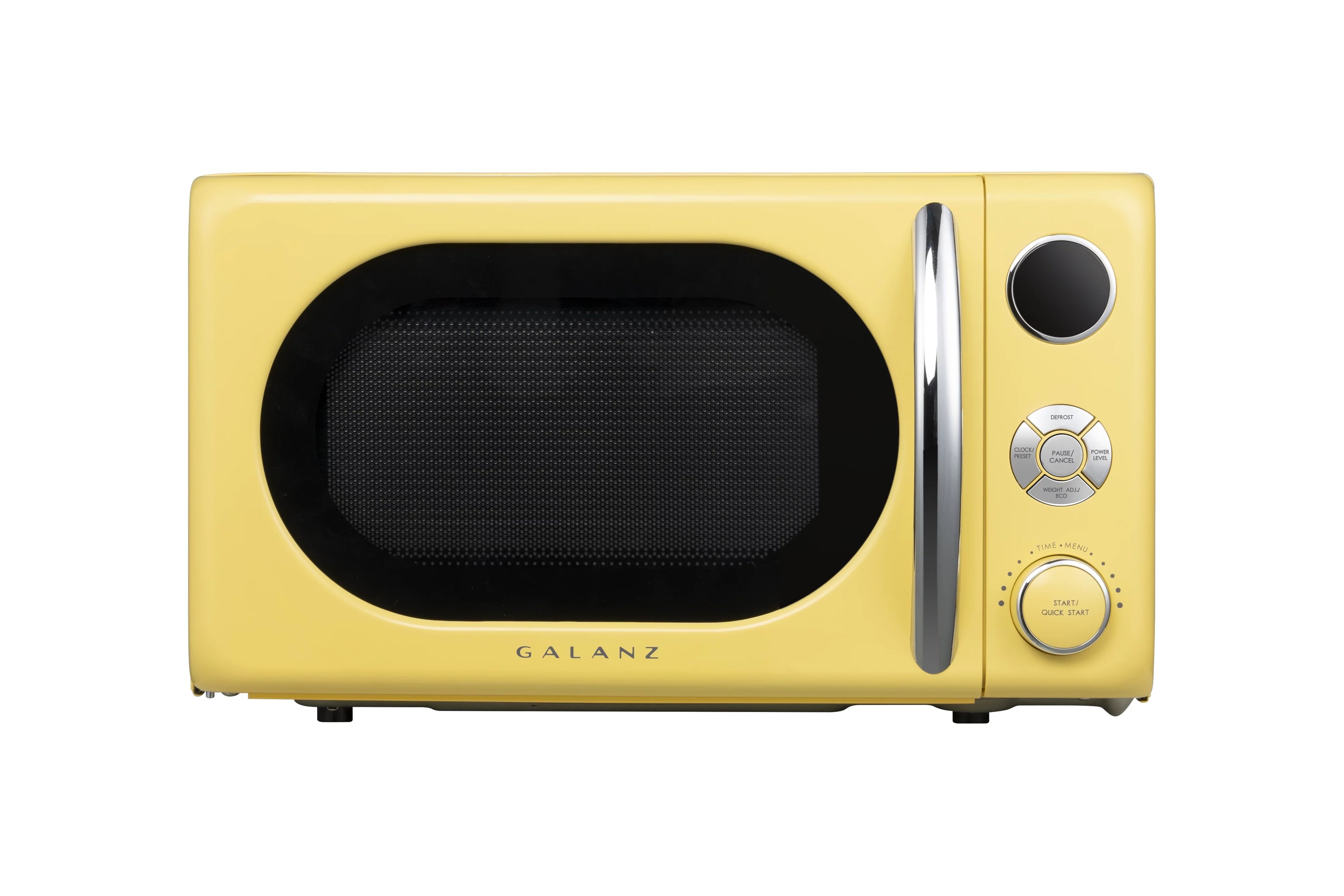 Galanz 0.7 Cu ft Retro Countertop Microwave Oven, 700W, Blue L502