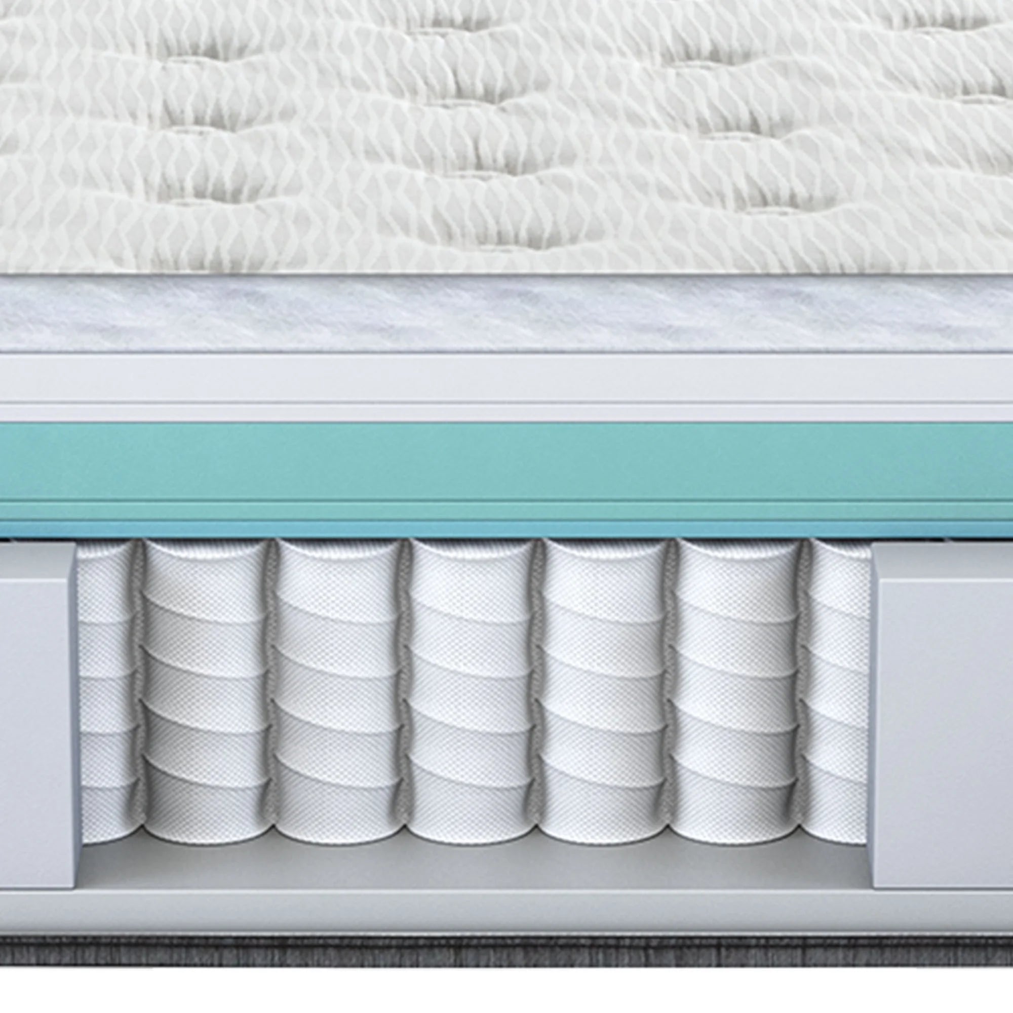 Beautyrest BR800 13.75 Medium Pillow Top Queen Innerspring Mattress Set G9619