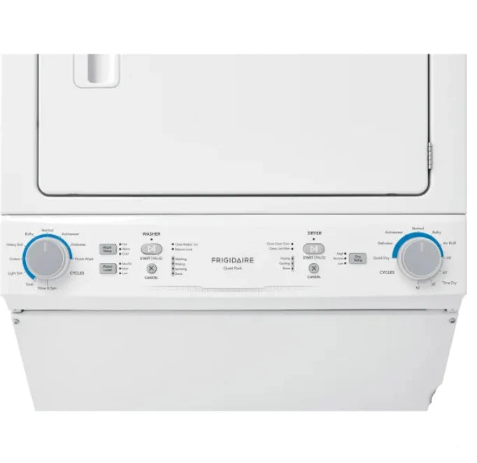 FRIGIDAIRE 27 in. White Electric Laundry Center Washer and Dryer J26050