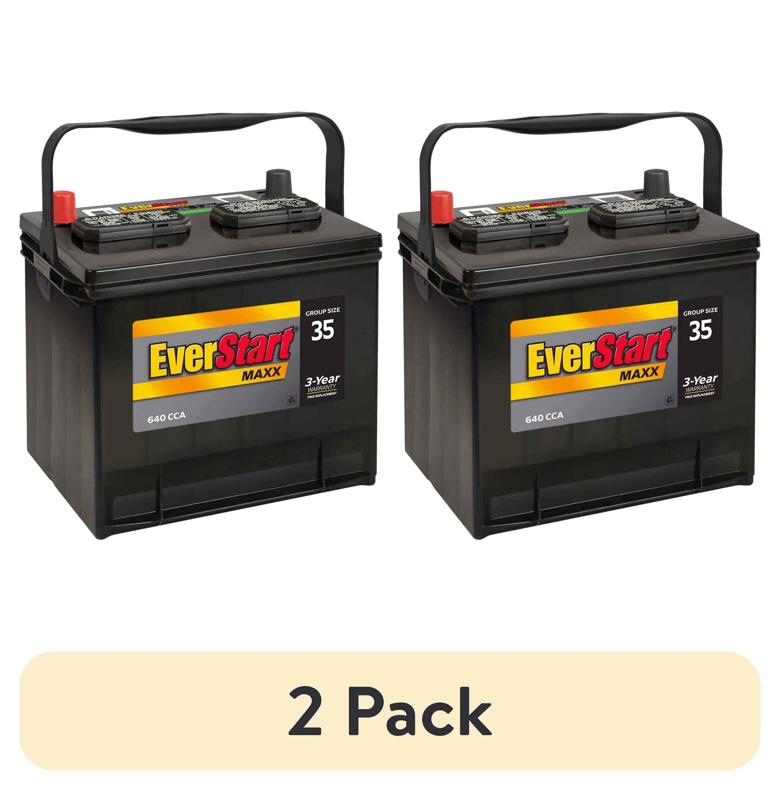 EverStart Maxx Lead Acid Automotive Battery, Group Size 35 12 Volt, 640 CCA