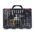 Hyper Tough 100 Piece Drill Bits Screwdriver Bits and Nut Driver Bits Set, Steel Material