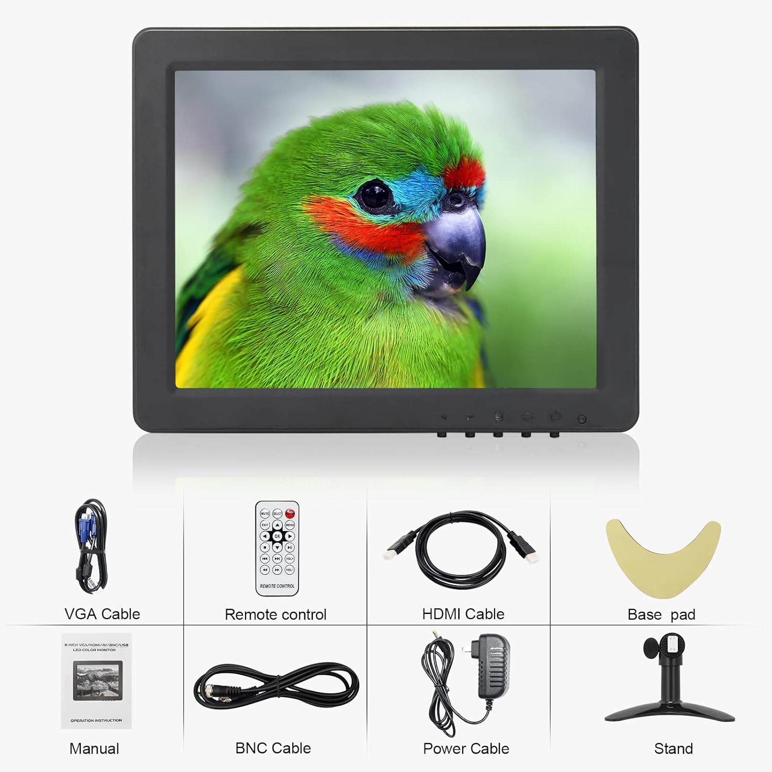 8 inch Portable HDMI Monitor 1080P with Speakers, Pack of 2 G2942