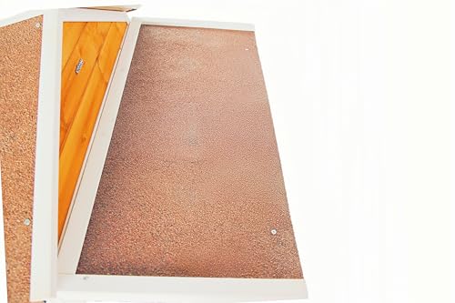Wooden Dog House for Small to Medium Dogs, Weatherproof, Brown B951