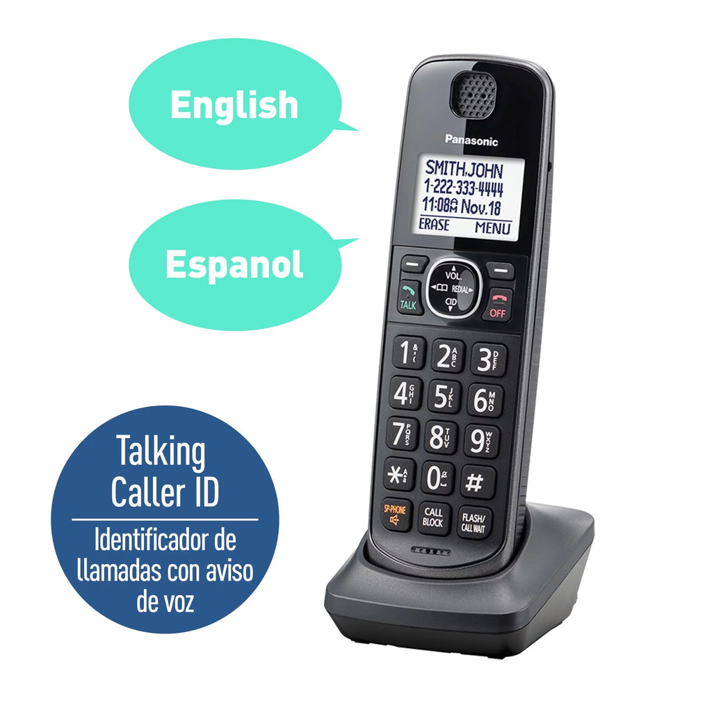 Panasonic 3-Handset Expandable Cordless Phone with Answering System - KX-TG3833M Z508697