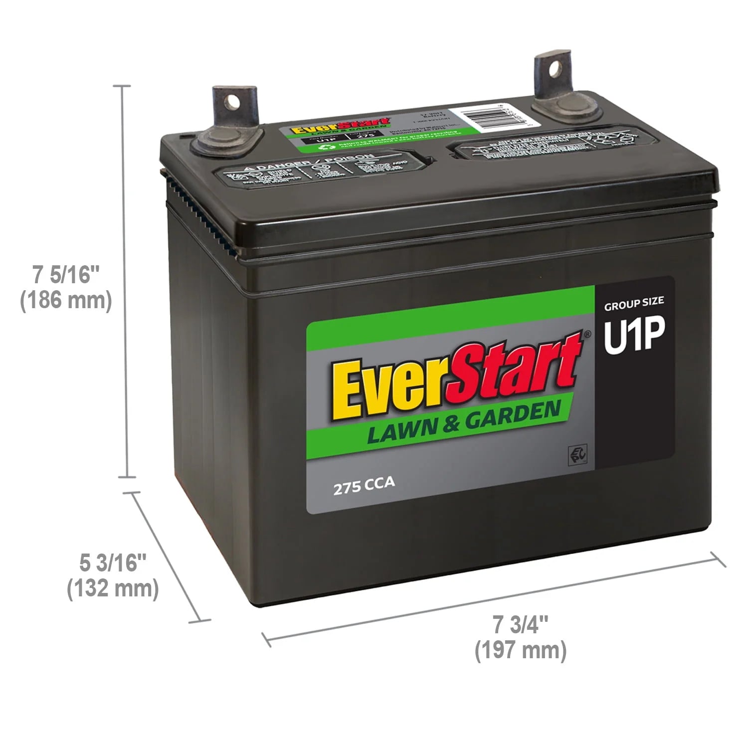 EverStart Lawn and Garden Lead Acid Battery, Group U1P 12V 275 CCA B103