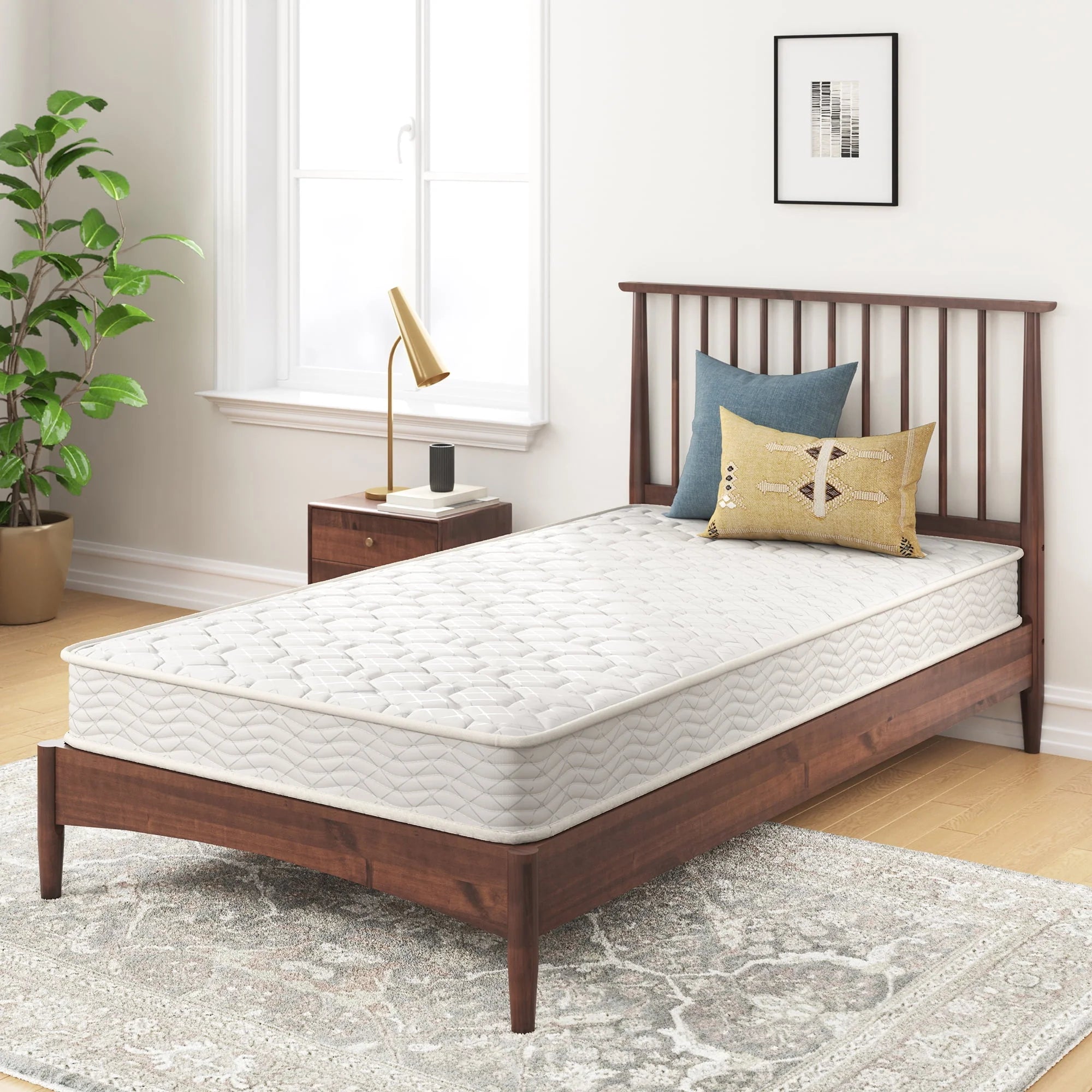 Slumber 1 By Zinus 6 Comfort Innerspring Mattress, Adult, Twin