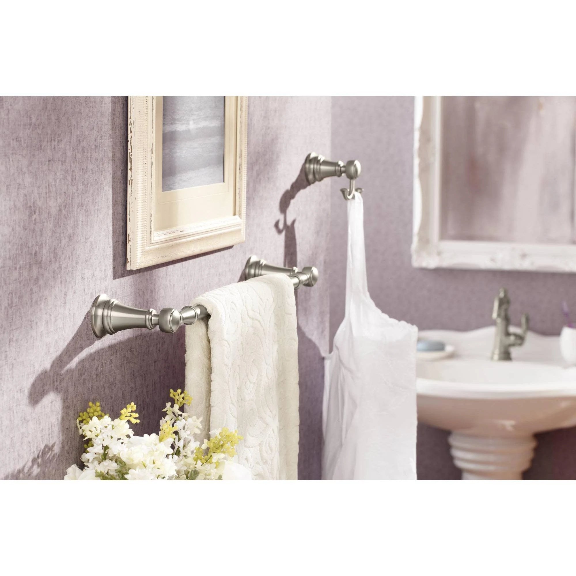 Moen S42107 Weymouth Single Handle Bathroom Faucet Matte Black Q6127