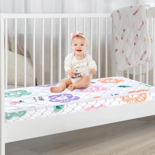 Dual-Sided Baby Crib and Toddler Mattress 52" x 27.6" x 5" A26490