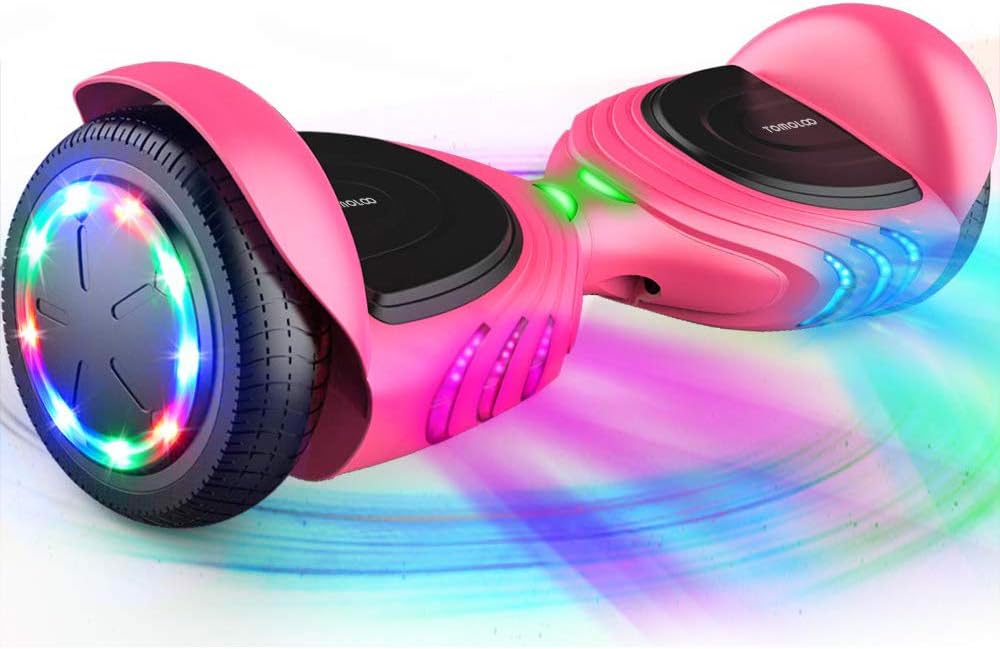 TOMOLOO Hoverboard 6.5 Self Balancing Scooter with Music Speaker and LED Light L820521