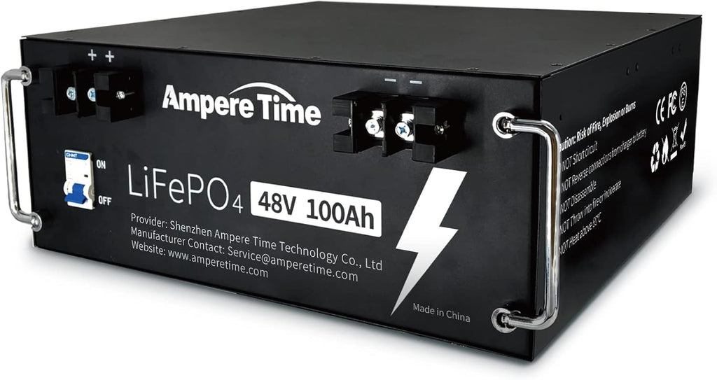Ampere Time 12V 200Ah Plus LiFePO4 Battery with 200A BMS N84511
