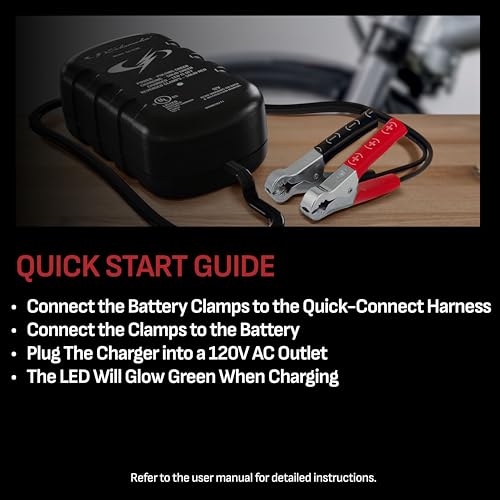 Schumacher Electric 0.8A Car Battery Charger and Maintainer for 12V Batteries, SC1299 Z869387