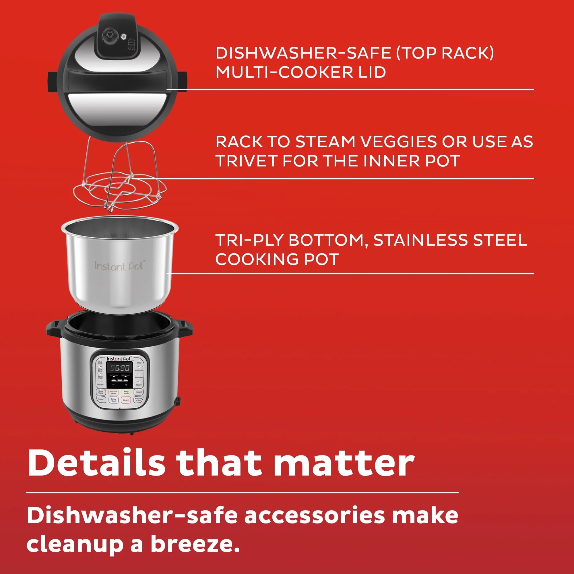 Instant Pot Duo Mini 3-Quart Electric Pressure Cooker S386