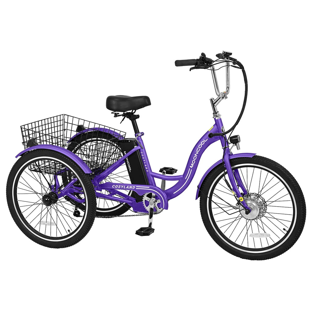 Lilypelle Adult Electric Tricycle 3-Wheel Bike for Seniors E1378