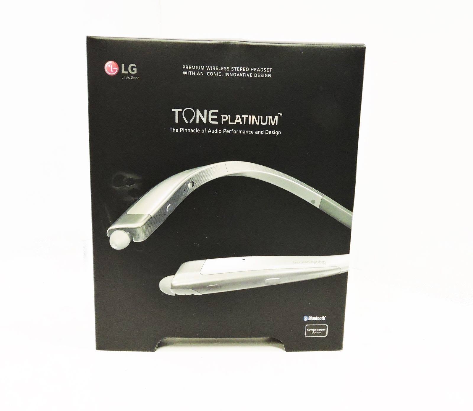 LG TONE Platinum HBS-1100 Bluetooth Wireless In-Ear Earphones with Mic - Black H12286