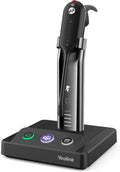 Yealink WH63 Wireless Headset with Microphone for Computer PC Laptop Teams Certified Headset Office IP VoIP Phones Noise Canceling Mic Single Ear Headset with Charge Stand for Unified Communication