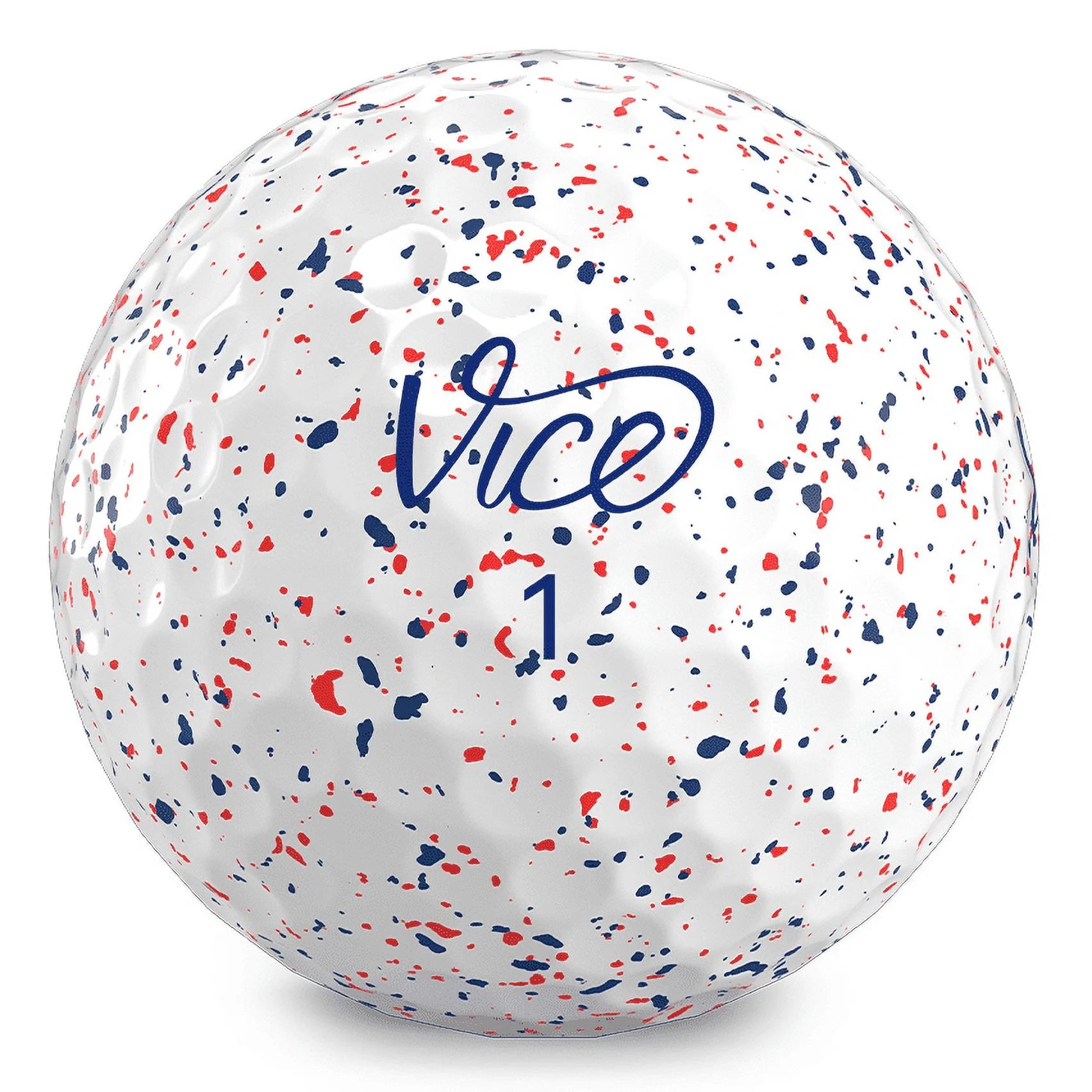 Vice Golf Pro Red & Blue Drip Golf Balls - 1 Dozen T61857