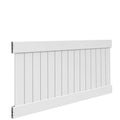 Veranda Linden 4 ft. H x 8 ft. W White Vinyl Privacy Fence Panel Kit