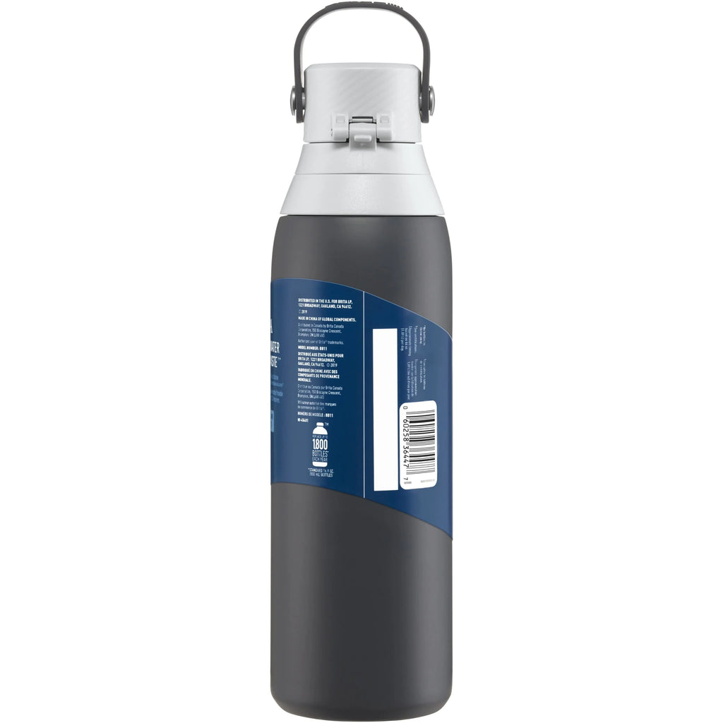 Brita 20 oz Stainless Steel Filtered Insulated Water Bottle with Straw K393612